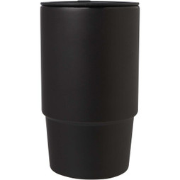 Carter 450 ml ceramic mug with plastic lid - EgotierPro 100896