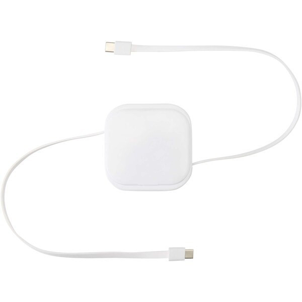 Gloas 5-in-1 recycled retractable data sync and 100W fast charge cable with smartphone tool kit - EgotierPro 124448