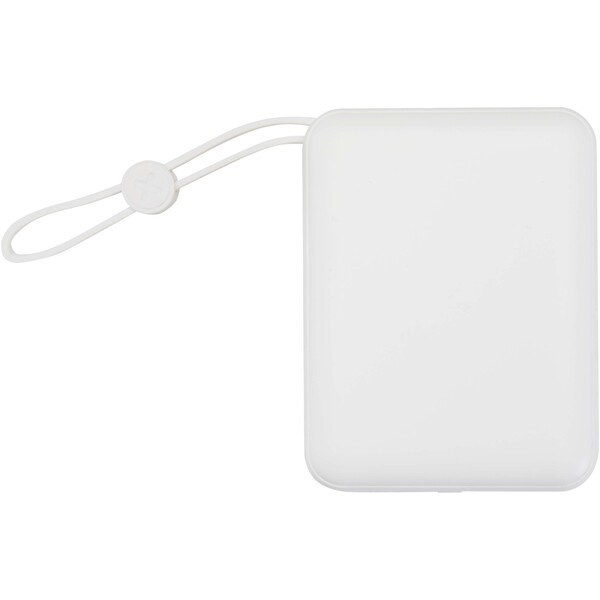 Acrux 10.000 mAh 35W tablet power bank with built in Type-C cable - made from recycled plastic - EgotierPro 124450