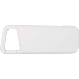 Alkes waterbestendige powerbank van 5000 mAh 12 W van gerecycled plastic met karabijnhaak - EgotierPro 124470