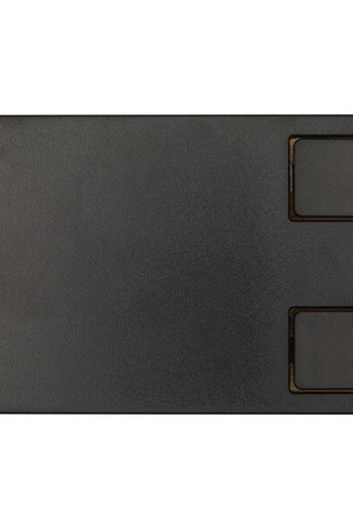 Alfirk recycled plastic foldeable desk phone stand with bamboo details - EgotierPro 124464