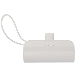 Alnair Type-C powerbank van 5000 mAh 10 W van gerecycled plastic met ingebouwde klapstandaard en 2 in 1 kabel - EgotierPro 124472