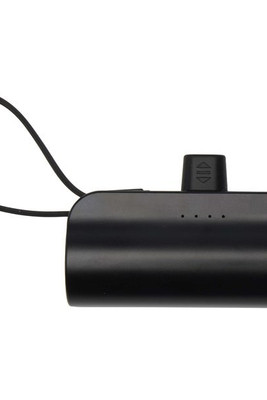 Alnair 5000 mAh 10W recycled plastic Type-C power bank with built-in flip stand and 2-in-1 cable - EgotierPro 124472