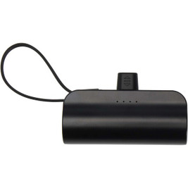Alnair 5 000 mAh:n ja 10 W:n kierrätetystä muovista valmistettu Type-C-varavirtalähde, jossa sisäänrakennettu jalusta ja 2-in-1-kaapeli - EgotierPro 124472