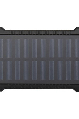 Altair 5000 mAh 10W recycled plastic rugged solar power bank with built-in torch - EgotierPro 124471