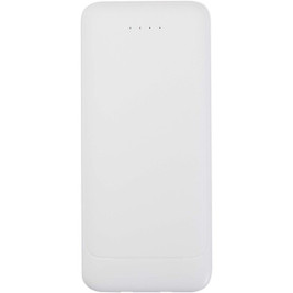 Adhil 10.000 mAh 10W recycled plastic power bank with 2 built-in cables - EgotierPro 124459