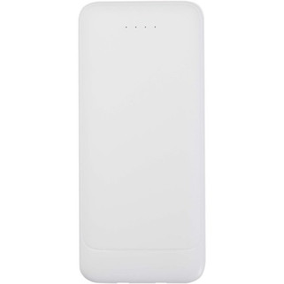 Adhil 10.000 mAh 10W recycled plastic power bank with 2 built-in cables - EgotierPro 124459