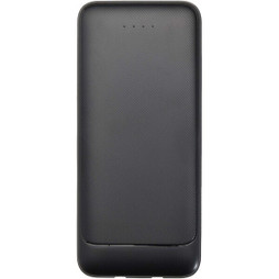Adhil 10.000 mAh 10W recycled plastic power bank with 2 built-in cables - EgotierPro 124459