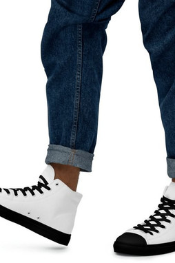 Mens High Top Canvas Shoes - Egotier 513