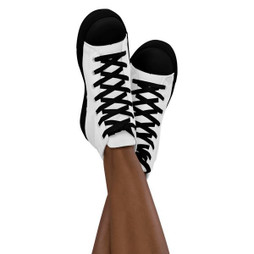 Womens High Top Canvas Shoes - Egotier 525
