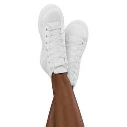 Womens High Top Canvas Shoes - Egotier 525