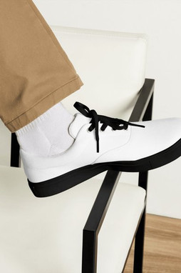 Mens Lace-Up Canvas Shoes - Egotier 578