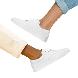Tennis en toile avec lacets pour femme - Egotier 579