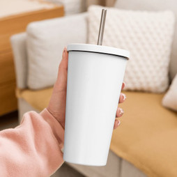 Insulated Tumbler with a Straw - Egotier 742