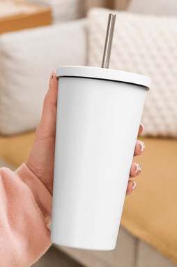 Insulated Tumbler with a Straw - Egotier 742