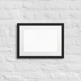 Matte Paper Framed Poster With Mat (in) - Egotier 795