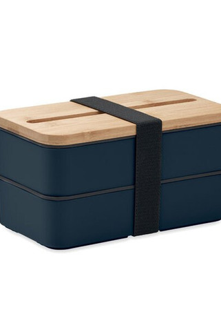WINT PP Eco-Friendly Bamboo Lid Recycled PP Lunch Box - GiftRetail MO2088
