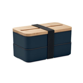 GiftRetail MO2088 - WINT PP Eco-Friendly Bamboo Lid Recycled PP Lunch Box
