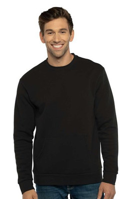 Next Level 9001 - Sudadera Unisex Santa Barbara Pocket Crewneck