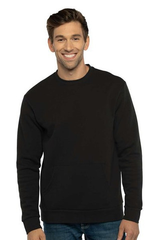 Next Level 9001 - Sudadera Unisex Santa Barbara Pocket Crewneck