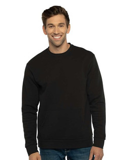 Next Level 9001 - Unisex Santa Barbara Pocket Crewneck Sweatshirt