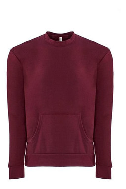 Next Level 9001 - Sudadera Unisex Santa Barbara Pocket Crewneck