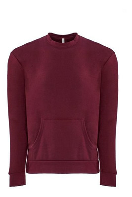 Next Level 9001 - Sudadera Unisex Santa Barbara Pocket Crewneck