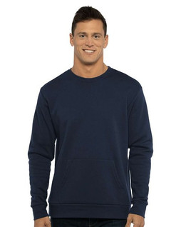 Next Level 9001 - Unisex Santa Barbara Pocket Crewneck Sweatshirt