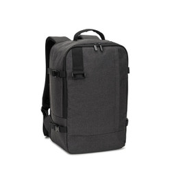 Egotier 92361 - Backpack developed to fulfil the dimensions required by airlines in high-density 600D recycled polyester