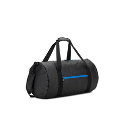 Egotier 92573 - Cylindrical sports bag in high-density 600D recycled polyester with side compartment for shoes