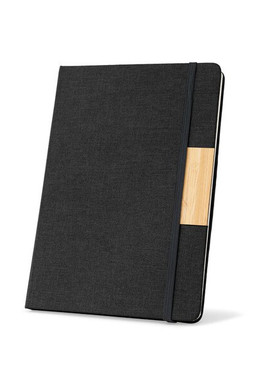 Egotier 93655 - Set consisting of a hardcover A5 notepad and a bamboo ballpoint
