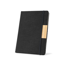 Egotier 93655 - Set consisting of a hardcover A5 notepad and a bamboo ballpoint