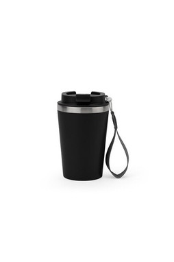Egotier 94377 - Stainless steel travel cup (90% rSS) with double wall and matt finish 460 mL