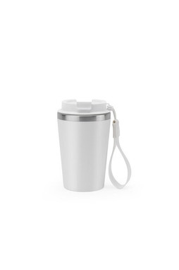 Egotier 94377 - Stainless steel travel cup (90% rSS) with double wall and matt finish 460 mL
