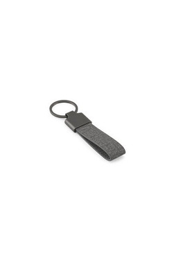 Egotier 95098 - Rectangular-shaped keyring made of metal and recycled pet (30% recycled)