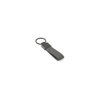 Rectangular-shaped keyring made of metal and recycled pet (30% recycled) - Egotier 95098