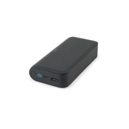 Egotier 97144 - Batterie nomade de 20 000 mAh en ABS recyclé (100 % rABS) avec chargeur sans fil ultrarapide de 15 W