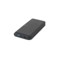 Egotier 97214 - Batterie nomade de 10 000 mAh en ABS recyclé (100 % rABS) avec chargeur sans fil ultrarapide de 15 W