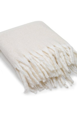 Egotier 99166 - Blanket in recycled polyester (100% rPET) (300 g/m²), with a mohair feel