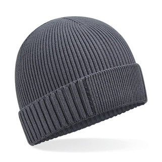 Beechfield B438N - Organic cotton beanie with technical patch