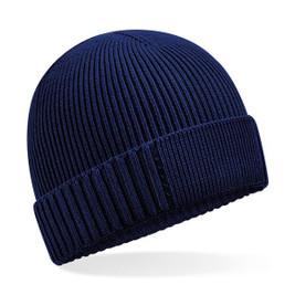 Beechfield B438N - Organic cotton beanie with technical patch