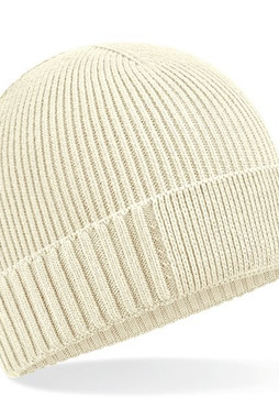 Beechfield B438N - Bonnet en coton biologique avec patch technique