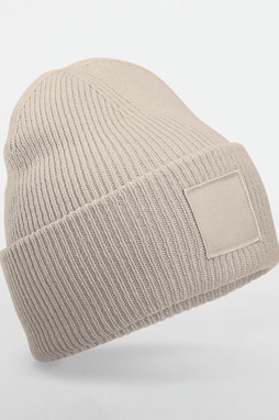 Beechfield B336R - Bonnet à large revers avec patch ton sur ton