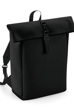 BagBase BG335 - Sac à dos avec rabat roll-top en polyuréthane mat