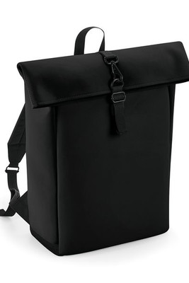 BagBase BG335 - Sac à dos avec rabat roll-top en polyuréthane mat