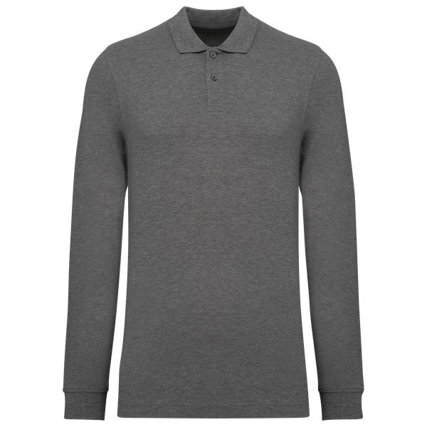 Kariban K2027 - Men's Organic 180 piqué polo shirt long sleeves