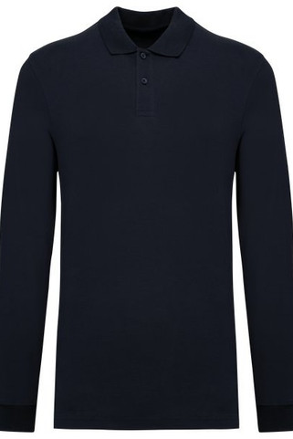 Kariban K2027 - Mens Organic 180 piqué polo shirt long sleeves