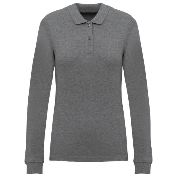 Kariban K2028 - Ladies' Organic 180 pique polo shirt long sleeves