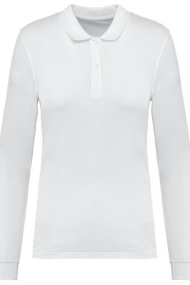 Kariban K2028 - Ladies' Organic 180 pique polo shirt long sleeves