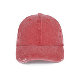 K-up KP235 - Casquette vintage effet déchiré - 6 panneaux